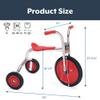 Angeles SilverRider Kids Tricycle, Toddler Tricycle with Solid Airless Rubber Tires, Kids Bike for Preschools and Daycare, Ages 4+, 16.5" Tall Seat view 3
