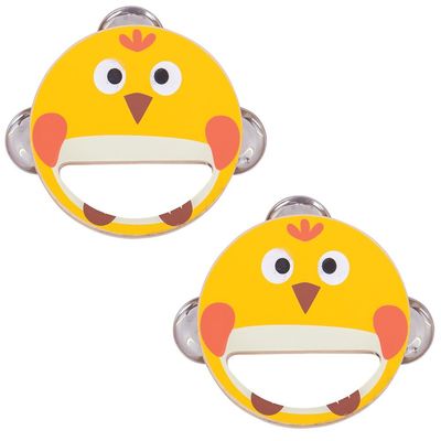 Bigjigs Toys Wooden Hand Shakers (Pack of 2 - Bird) - Musical Toys
