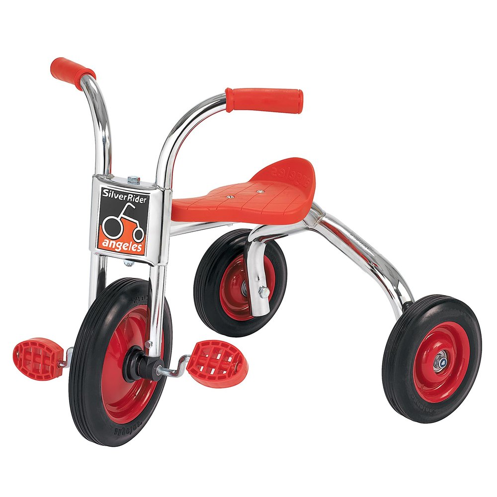 Angeles SilverRider Kids Tricycle, Toddler Tricycle with Solid Airless Rubber Tires, Kids Bike for Preschools and Daycare, Ages 3+, 13" Tall Seat