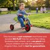 Angeles SilverRider Kids Tricycle, Toddler Tricycle with Solid Airless Rubber Tires, Kids Bike for Preschools and Daycare, Ages 3+, 13" Tall Seat view 2