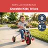 Angeles SilverRider Kids Tricycle, Toddler Tricycle with Solid Airless Rubber Tires, Kids Bike for Preschools and Daycare, Ages 3+, 13" Tall Seat view 4