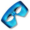FlashingBlinkyLights Costume Masquerade Masks for Mardi Gras Party Supplies (NON-Light Up) (Set of 12) (blue) view 1