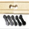 TrainLab Dog Bone Train Track Adapter Connectors (5pcs) (Black) view 1