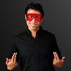 FlashingBlinkyLights Costume Masquerade Masks for Mardi Gras Party Supplies (NON-Light Up) (Set of 12) (red) view 3