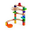 Hape Quadrilla Cliffhanger Wooden Marble Run Blocks | Marble Maze Run Set, Early Educational STEM Development Building Toys for Kids, Multicolor, Model:E6020 view 1