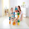 Hape Quadrilla Cliffhanger Wooden Marble Run Blocks | Marble Maze Run Set, Early Educational STEM Development Building Toys for Kids, Multicolor, Model:E6020 view 2