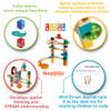 Hape Quadrilla Cliffhanger Wooden Marble Run Blocks | Marble Maze Run Set, Early Educational STEM Development Building Toys for Kids, Multicolor, Model:E6020 view 4