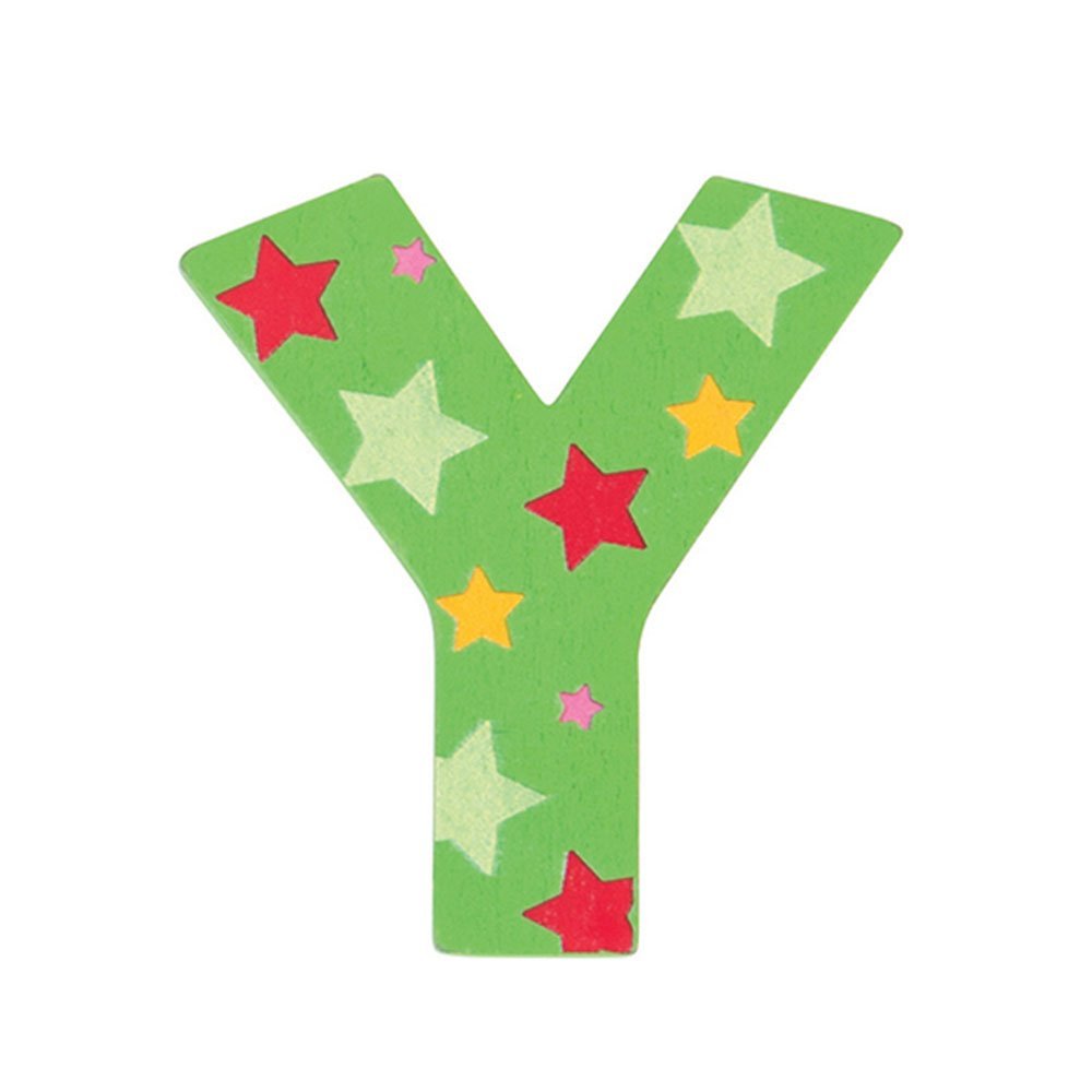 Bigjigs Toys Star Letter Y (Green)