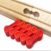 TrainLab Dog Bone Train Track Adapter Connectors (5pcs) (Red) view 1