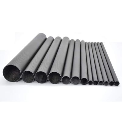Abester ID 46mm x OD 50mm x 1000mm 3K Carbon Fiber Tube Matt Surface for Landing Gear/Tail Shaft/Wing Tube (1 Piece)