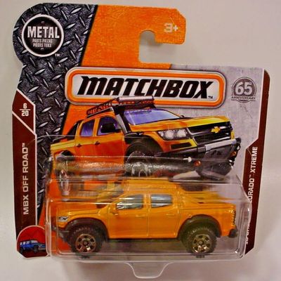 MATCHBOX '16 CHEVY COLORADO XTREME 65th ANNIVERSARY 6/20