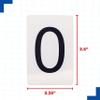 Learning Advantage Number Cards 0-9 | Black | Set of 50 | Practice Number Recognition | Classroom Resource view 3