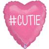 Betallic Burton & Burton 18" Package Baby Hashtag Cutie Girl view 1