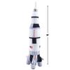 Soft Saturn Rocket Plush Toy  26 (1 Pc.)  Colorful Printed Space Rocket Plush  Great Gift for Kids, Prize & Space Enthusiasts view 2