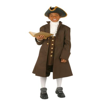 Crispus Attucks Patriotic Figure of History Costume (Small) Brown