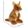 Aurora Adorable Mini Flopsie Kangaroo Stuffed Animal - Mini Companions Ready for Playful Adventures - for Kids All Ages, Toddlers, Adults, and Families - Brown 7 Inches view 4