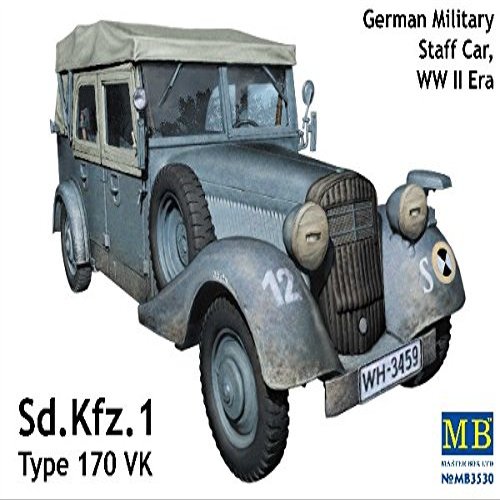 1/35 WWII German SdKfz 1 Type 170VK Military Staff Car (D)