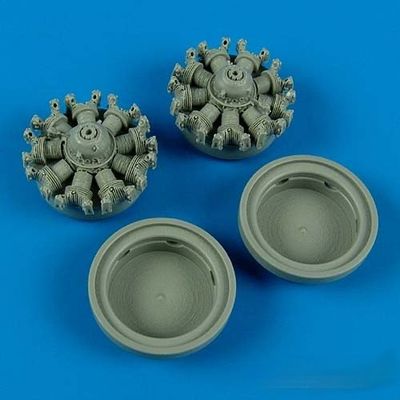 1/48 S2F Tracker Engines for KIN