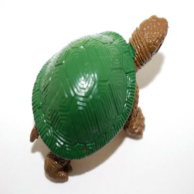Turtle, Box Turtle, Pond Turtle, Plastic Reptile, Educational, Realistic, Hand Painted, Figure, Lifelike Model, Figurine, Replica, Gift, 2" F7001-B1