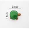 Turtle, Box Turtle, Pond Turtle, Plastic Reptile, Educational, Realistic, Hand Painted, Figure, Lifelike Model, Figurine, Replica, Gift, 2" F7001-B1 view 2