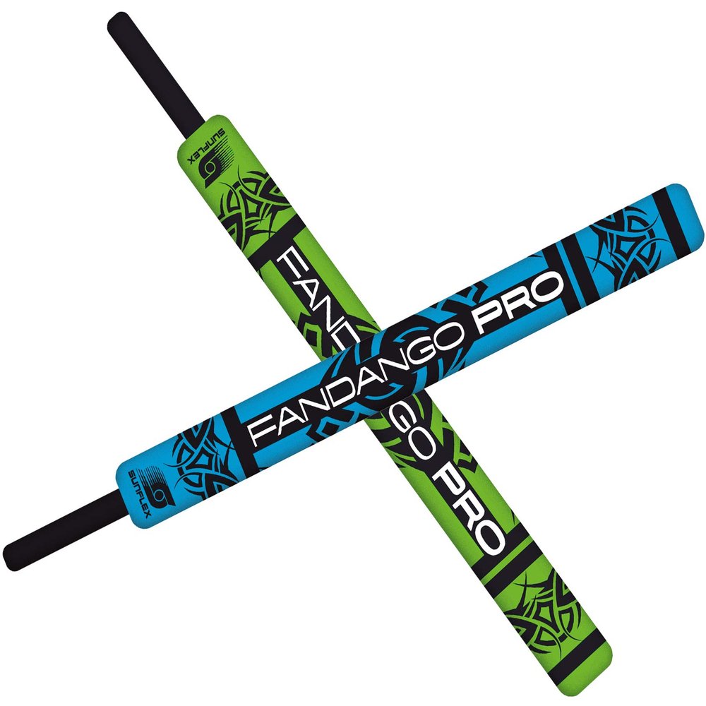 Fandango Striker Sticks - Foam Sparring Sticks for Athletic Training Workout and Recreational Use - Outdoor Sports Activity Game - Set of Two with Storage Drawstring Bag Included