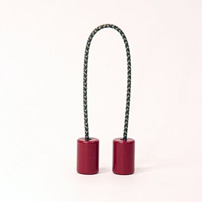 Big Larry Simple Steel Begleri by Zeekio (Deep Red)