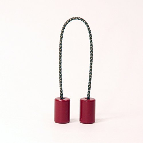 Big Larry Simple Steel Begleri by Zeekio (Deep Red)