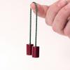 Big Larry Simple Steel Begleri by Zeekio (Deep Red) view 2