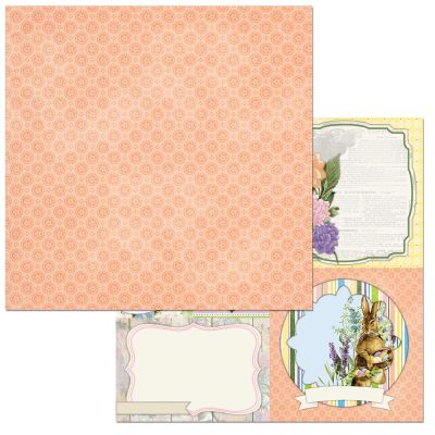 Bo Bunny Bunnies Paper, Multicolor