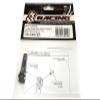 3Racing RC Model Hop-ups 3RAC-H2525/BK Futaba Single Arm 3.0mm V2 (servo Gear Hole to Ball end Hole Length:25mm) - Black view 1