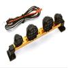 Integy Realistic Roof Top Spot LED (4) Light Set 124mm Wide for 1/10 Off-Road Vehicles view 1