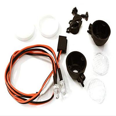 Integy Realistic Spot Light (2) w/LED, Plastic Housing for 1/10 & 1/8 Scale