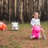 Farm Hoppers Award Winning Inflatable Bouncing White Cow with Pump view 2