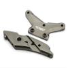 Integy Grey Billet Machined Front Anti-Bending Plate for HPI Ken Block WR8 Flux view 1