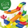 Hubelino Marble Run - 45-Piece See-Saw Expansion Set - The Original! Made in Germany! - Certified and Award-Winning Marble Run - 100% Compatible with Duplo view 4
