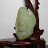 2" China Certified Nature Nephrite Hetian Jade Wealth Toad and Ruyi Pendants view 3