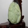 2" China Certified Nature Nephrite Hetian Jade Lucky Butterfly Pendants view 2