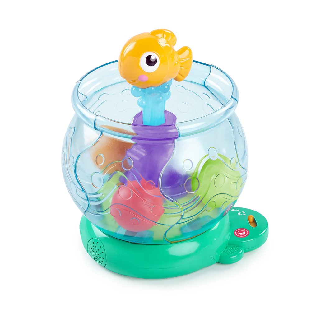 Bright Starts Funny Fishbowl Ball Popper Musical Activity Toy with Lights, Ages 12 Months+