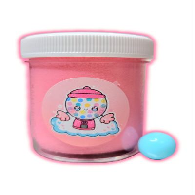 Bubblegum Cloud Slime for Kids Age 8+  Fluffy Scented Slime Toy for Girls & Boys  Handmade 4oz Stretchy Sensory Slime with Charm  Hoshimi Slimes