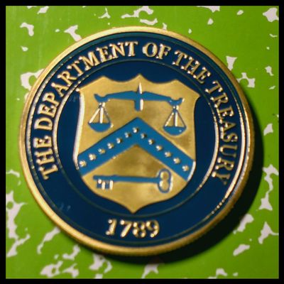 US Department of Treasury Challenge Art Coin