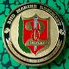 Marine Corps 2nd Marine Regiment Military Colorized Challenge Art Coin view 1