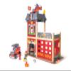 Hape Fire Station Playset| Wooden Dollhouse Kids Toy, Stimulates Key Motor Skills and Promotes Team Play view 1