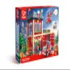 Hape Fire Station Playset| Wooden Dollhouse Kids Toy, Stimulates Key Motor Skills and Promotes Team Play view 2
