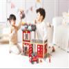 Hape Fire Station Playset| Wooden Dollhouse Kids Toy, Stimulates Key Motor Skills and Promotes Team Play view 4