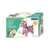 LEXiBOOK Inflatable Jumping Unicorn, for Indoor and Outdoor use, Balance and Motor Skills Development, Hand Pump Included, Safe and Resistant Plastic, Pink, BG050UNI view 2