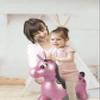 LEXiBOOK Inflatable Jumping Unicorn, for Indoor and Outdoor use, Balance and Motor Skills Development, Hand Pump Included, Safe and Resistant Plastic, Pink, BG050UNI view 3