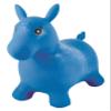 LEXiBOOK Inflatable Jumping Horse, Manual Pump Included, Secure and Durable Plastic, Blue, BG050 view 1