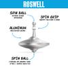 UFO Tops | Metal Spinning Tops | Andromeda Series Collector 3-Pack Set (Cosmic Silver) view 2