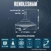 Plexity Labs UFO Tops Rendlesham - Metal Spinning Fidget Toy Top - Inspired by The Documented 1980 UFO Sighting in Rendlesham, England - Stainless Steel view 3