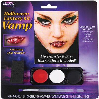 Halloween Fantasy Vamp Featuring Lip Transfer